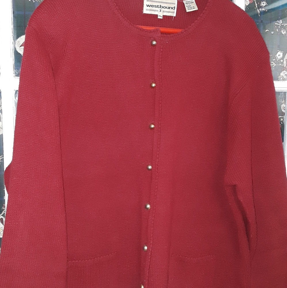 Womens Westbound dressy button-down cardigan